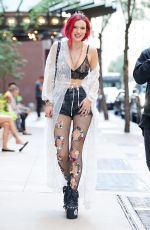 BELLA THORNE and Prince Fox Out in New York 07/18/2017