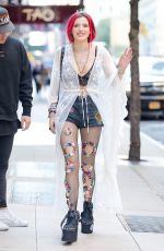 BELLA THORNE and Prince Fox Out in New York 07/18/2017