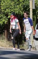 BELLA THORNE Arrives at a Private Party in Los Angeles 07/29/2017