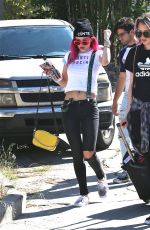 BELLA THORNE Arrives at a Private Party in Los Angeles 07/29/2017