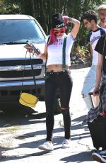 BELLA THORNE Arrives at a Private Party in Los Angeles 07/29/2017