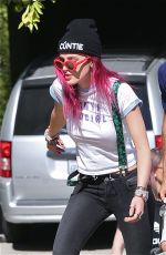 BELLA THORNE Arrives at a Private Party in Los Angeles 07/29/2017