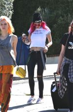BELLA THORNE Arrives at a Private Party in Los Angeles 07/29/2017