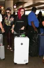 BELLA THORNE at LAX Airport in Los Angeles 07/19/2017