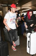 BELLA THORNE at LAX Airport in Los Angeles 07/19/2017