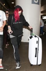 BELLA THORNE at LAX Airport in Los Angeles 07/19/2017