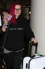 BELLA THORNE at LAX Airport in Los Angeles 07/19/2017