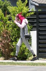 BELLA THORNE Heading to a Gym in Los Angeles 07/14/2017