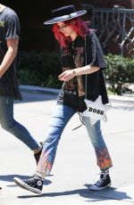 BELLA THORNE Out and About in Hollywood 07/06/2017