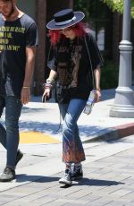 BELLA THORNE Out and About in Hollywood 07/06/2017