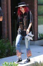 BELLA THORNE Out and About in Hollywood 07/06/2017