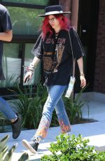BELLA THORNE Out and About in Hollywood 07/06/2017