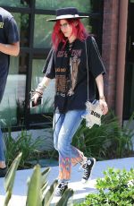 BELLA THORNE Out and About in Hollywood 07/06/2017