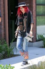 BELLA THORNE Out and About in Hollywood 07/06/2017