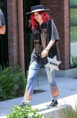BELLA THORNE Out and About in Hollywood 07/06/2017