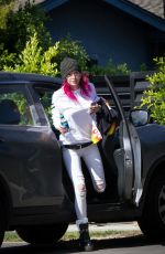BELLA THORNE Out and About in Los Angeles 07/21/2017