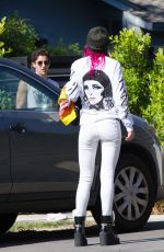 BELLA THORNE Out and About in Los Angeles 07/21/2017