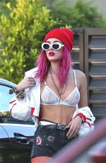 BELLA THORNE Out and About in Los Angeles 07/26/2017