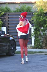BELLA THORNE Out and About in Los Angeles 07/26/2017