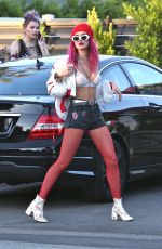 BELLA THORNE Out and About in Los Angeles 07/26/2017