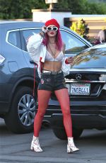 BELLA THORNE Out and About in Los Angeles 07/26/2017