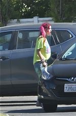 BELLA THORNE Out and About in Los Angeles 07/28/2017