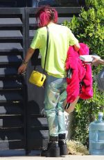BELLA THORNE Out and About in Los Angeles 07/28/2017