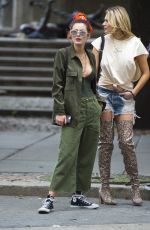 BELLA THORNE Out and About in New York 07/08/2017