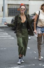 BELLA THORNE Out and About in New York 07/08/2017