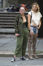 BELLA THORNE Out and About in New York 07/08/2017