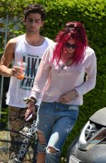 BELLA THORNE Out for Breakfast in Los Angeles 07/22/2017