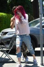 BELLA THORNE Out for Breakfast in Los Angeles 07/22/2017