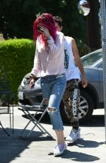 BELLA THORNE Out for Breakfast in Los Angeles 07/22/2017