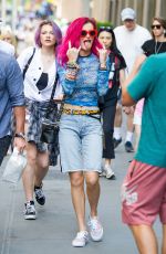 BELLA THORNE Out in New York 07/17/2017