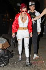 BELLA THORNE Out in New York 07/18/2017