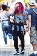 BELLA THORNE Out in New York 07/19/2017