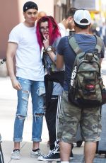 BELLA THORNE Out in New York 07/19/2017