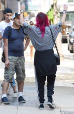 BELLA THORNE Out in New York 07/19/2017