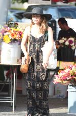 BETHANY JOY LENZ Shopping at Farmers Market in Los Angeles 07/09/2017