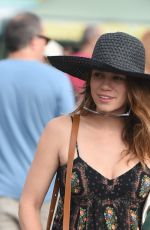 BETHANY JOY LENZ Shopping at Farmers Market in Los Angeles 07/09/2017