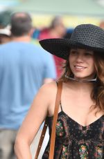 BETHANY JOY LENZ Shopping at Farmers Market in Los Angeles 07/09/2017