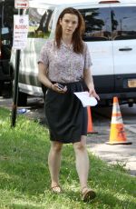 BETTY GILPIN on the Set of Isn