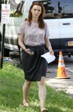 BETTY GILPIN on the Set of Isn