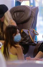 BLAC CHYNA at a Nail Salon in Hollywood 07/07/2017