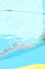 BLANCA BLANCO in Swimsuit at a Pool in Ischia 07/10/2017