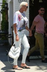 BRIGITTE NIELSEN Out for Lunch in Los Angeles 07/06/2017