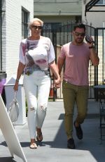 BRIGITTE NIELSEN Out for Lunch in Los Angeles 07/06/2017