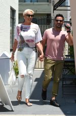 BRIGITTE NIELSEN Out for Lunch in Los Angeles 07/06/2017