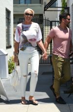 BRIGITTE NIELSEN Out for Lunch in Los Angeles 07/06/2017