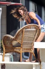 BROOKE BURKE in Bikini at Her Beach House in Malibu 07/25/2017